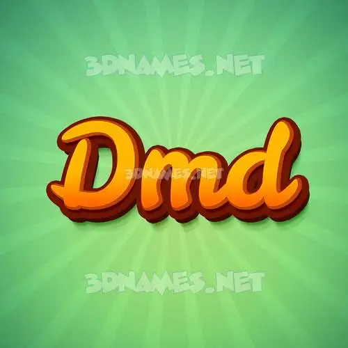 dmd in Green Rays style - 3D name wallpaper dmd in Green Rays style - 3D name wallpaper