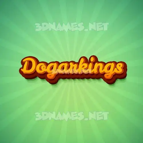 dogarkings in Green Rays style - 3D name wallpaper dogarkings in Green Rays style - 3D name wallpaper
