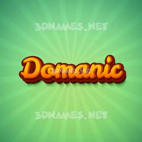 domanic in Green Rays style - 3D name wallpaper domanic in Green Rays style - 3D name wallpaper