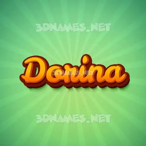 dorina in Green Rays style - 3D name wallpaper dorina in Green Rays style - 3D name wallpaper