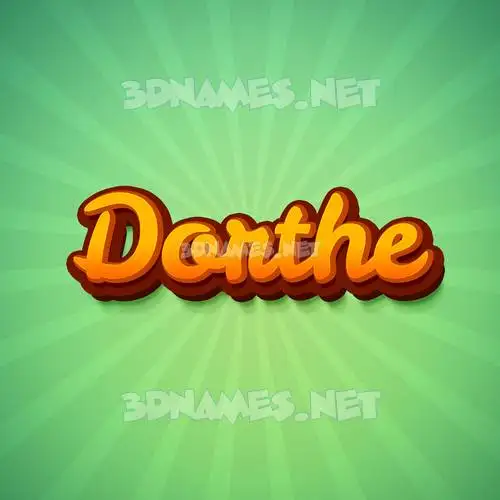 dorthe in Green Rays style - 3D name wallpaper dorthe in Green Rays style - 3D name wallpaper