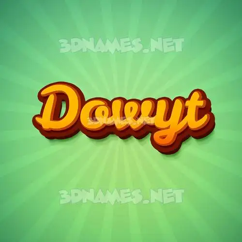 dowyt in Green Rays style - 3D name wallpaper dowyt in Green Rays style - 3D name wallpaper