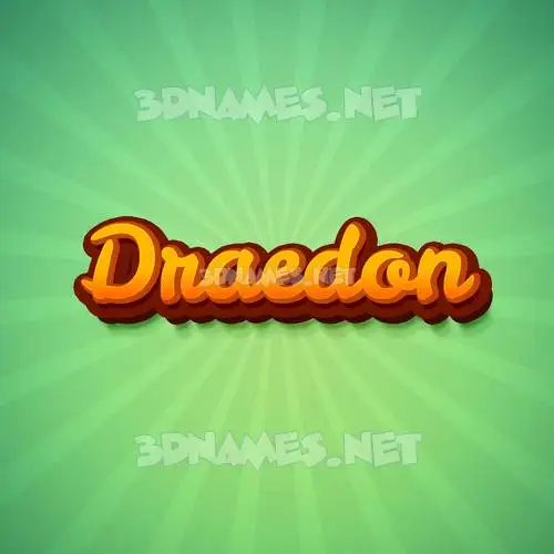 draedon in Green Rays style - 3D name wallpaper draedon in Green Rays style - 3D name wallpaper