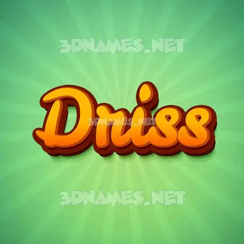 driss in Green Rays style - 3D name wallpaper driss in Green Rays style - 3D name wallpaper