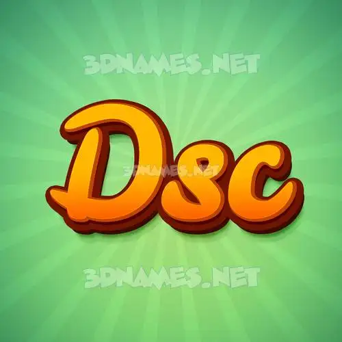 dsc in Green Rays style - 3D name wallpaper dsc in Green Rays style - 3D name wallpaper