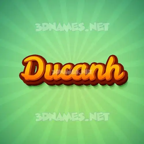 ducanh in Green Rays style - 3D name wallpaper ducanh in Green Rays style - 3D name wallpaper