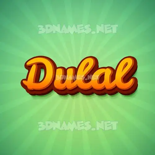 dulal in Green Rays style - 3D name wallpaper dulal in Green Rays style - 3D name wallpaper