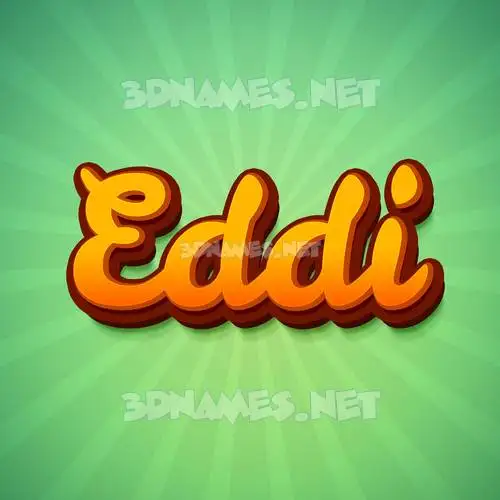 eddi in Green Rays style - 3D name wallpaper eddi in Green Rays style - 3D name wallpaper
