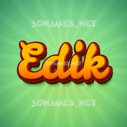 edik in Green Rays style - 3D name wallpaper edik in Green Rays style - 3D name wallpaper