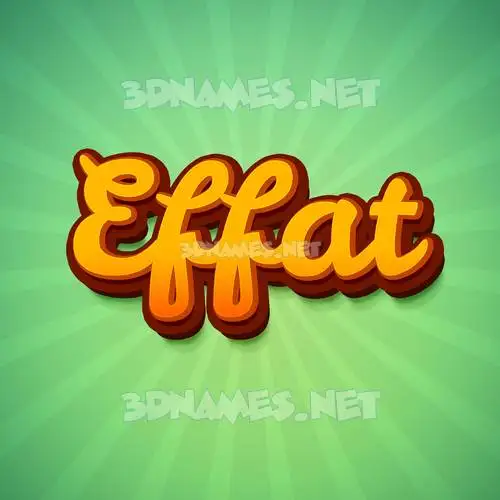 effat in Green Rays style - 3D name wallpaper effat in Green Rays style - 3D name wallpaper