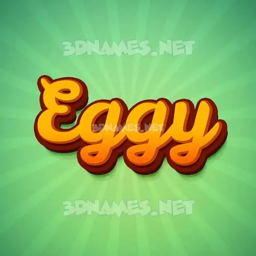 eggy in Green Rays style - 3D name wallpaper eggy in Green Rays style - 3D name wallpaper