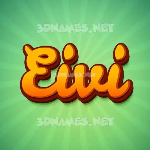 eivi in Green Rays style - 3D name wallpaper eivi in Green Rays style - 3D name wallpaper