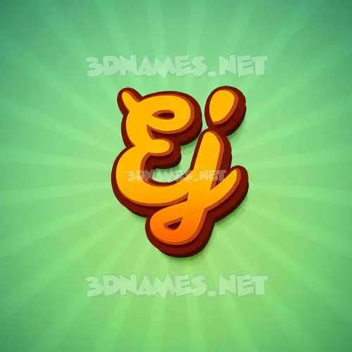 ej in Green Rays style - 3D name wallpaper ej in Green Rays style - 3D name wallpaper