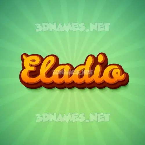 eladio in Green Rays style - 3D name wallpaper eladio in Green Rays style - 3D name wallpaper