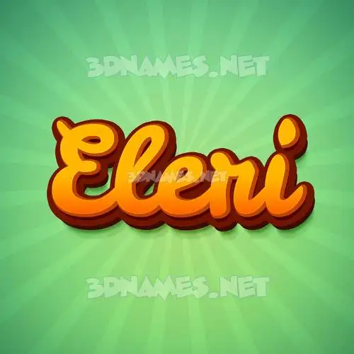 eleri in Green Rays style - 3D name wallpaper eleri in Green Rays style - 3D name wallpaper