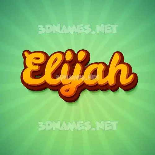 elijah in Green Rays style - 3D name wallpaper elijah in Green Rays style - 3D name wallpaper