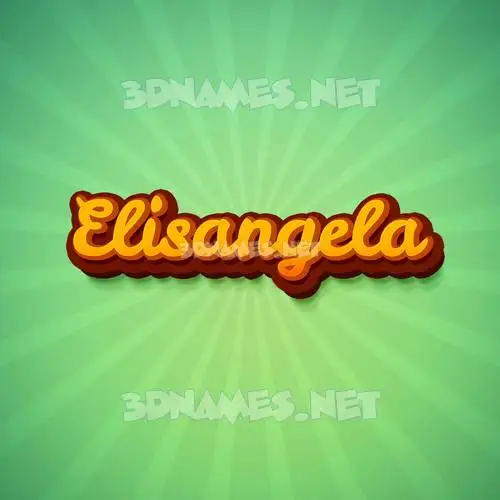 elisangela in Green Rays style - 3D name wallpaper elisangela in Green Rays style - 3D name wallpaper