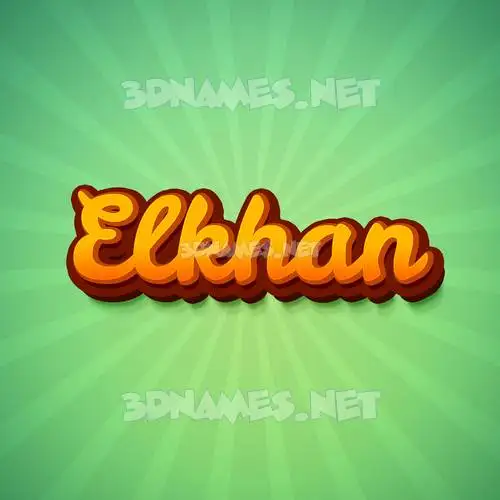elkhan in Green Rays style - 3D name wallpaper elkhan in Green Rays style - 3D name wallpaper