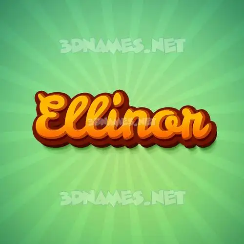 ellinor in Green Rays style - 3D name wallpaper ellinor in Green Rays style - 3D name wallpaper