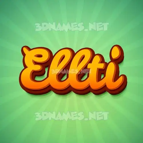 ellti in Green Rays style - 3D name wallpaper ellti in Green Rays style - 3D name wallpaper