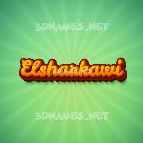 elsharkawi in Green Rays style - 3D name wallpaper elsharkawi in Green Rays style - 3D name wallpaper