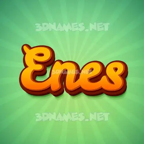 enes in Green Rays style - 3D name wallpaper enes in Green Rays style - 3D name wallpaper