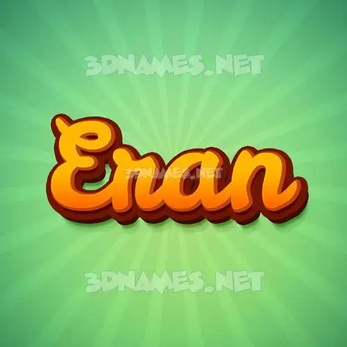 eran in Green Rays style - 3D name wallpaper eran in Green Rays style - 3D name wallpaper