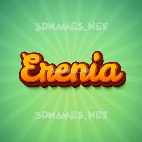 erenia in Green Rays style - 3D name wallpaper erenia in Green Rays style - 3D name wallpaper