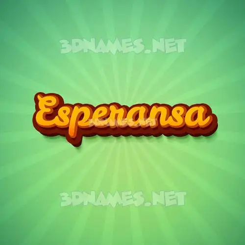 esperansa in Green Rays style - 3D name wallpaper esperansa in Green Rays style - 3D name wallpaper