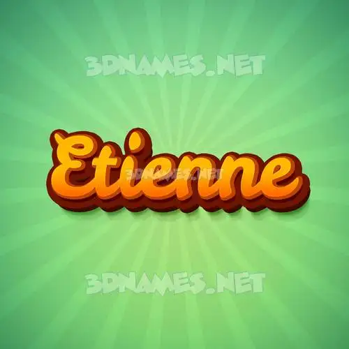 etienne in Green Rays style - 3D name wallpaper etienne in Green Rays style - 3D name wallpaper