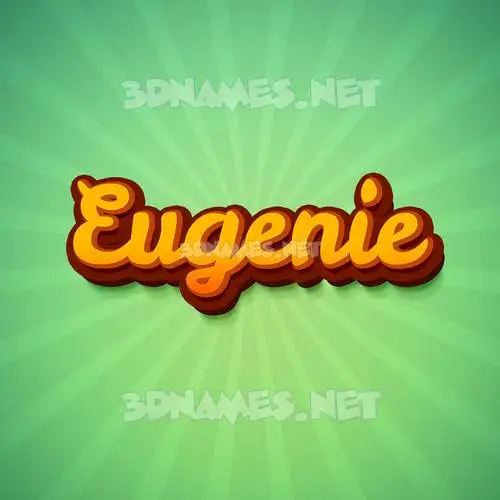 eugenie in Green Rays style - 3D name wallpaper eugenie in Green Rays style - 3D name wallpaper