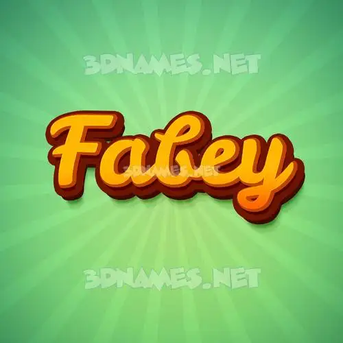 fabey in Green Rays style - 3D name wallpaper fabey in Green Rays style - 3D name wallpaper