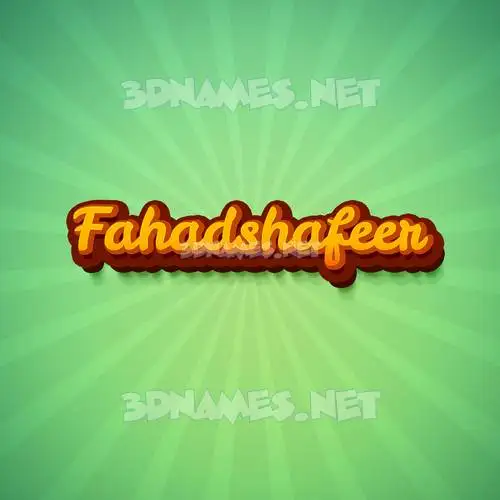 fahadshafeer in Green Rays style - 3D name wallpaper fahadshafeer in Green Rays style - 3D name wallpaper