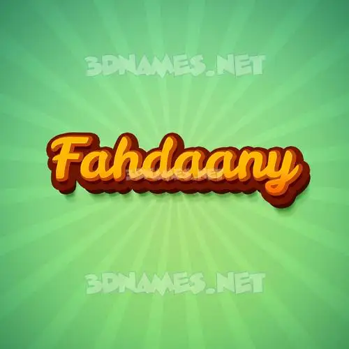 fahdaany in Green Rays style - 3D name wallpaper fahdaany in Green Rays style - 3D name wallpaper