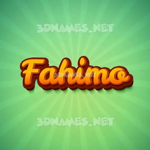 fahimo in Green Rays style - 3D name wallpaper fahimo in Green Rays style - 3D name wallpaper