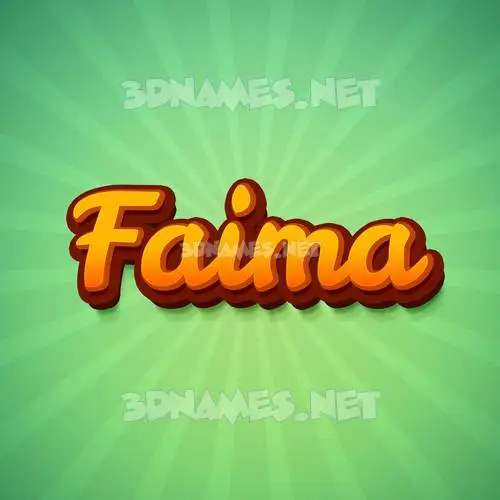 faima in Green Rays style - 3D name wallpaper faima in Green Rays style - 3D name wallpaper
