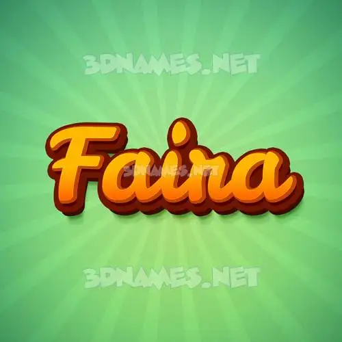 faira in Green Rays style - 3D name wallpaper faira in Green Rays style - 3D name wallpaper