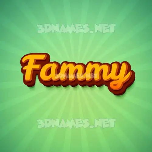 fammy in Green Rays style - 3D name wallpaper fammy in Green Rays style - 3D name wallpaper