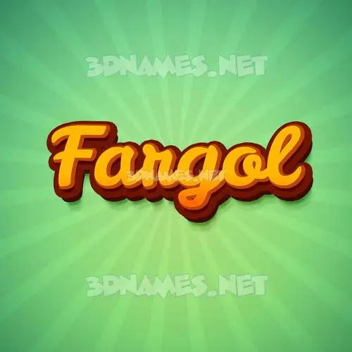 fargol in Green Rays style - 3D name wallpaper fargol in Green Rays style - 3D name wallpaper