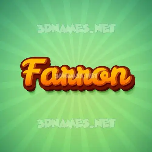 farron in Green Rays style - 3D name wallpaper farron in Green Rays style - 3D name wallpaper