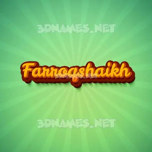 farroqshaikh in Green Rays style - 3D name wallpaper farroqshaikh in Green Rays style - 3D name wallpaper
