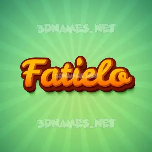 fatielo in Green Rays style - 3D name wallpaper fatielo in Green Rays style - 3D name wallpaper