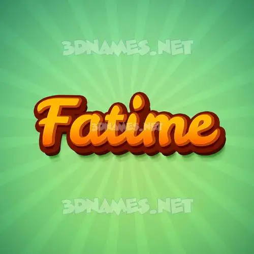 fatime in Green Rays style - 3D name wallpaper fatime in Green Rays style - 3D name wallpaper