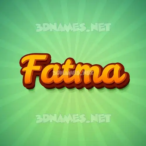 fatma in Green Rays style - 3D name wallpaper fatma in Green Rays style - 3D name wallpaper