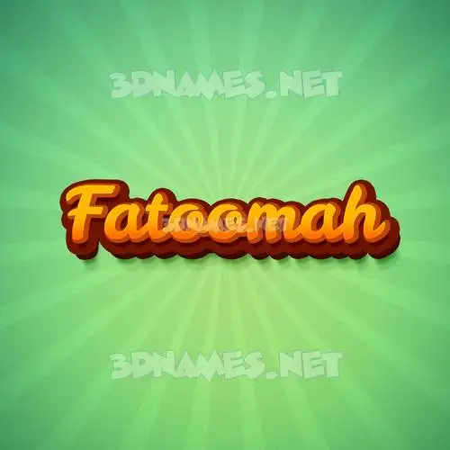 fatoomah in Green Rays style - 3D name wallpaper fatoomah in Green Rays style - 3D name wallpaper