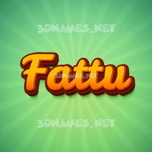 fattu in Green Rays style - 3D name wallpaper fattu in Green Rays style - 3D name wallpaper