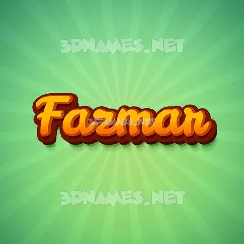 fazmar in Green Rays style - 3D name wallpaper fazmar in Green Rays style - 3D name wallpaper