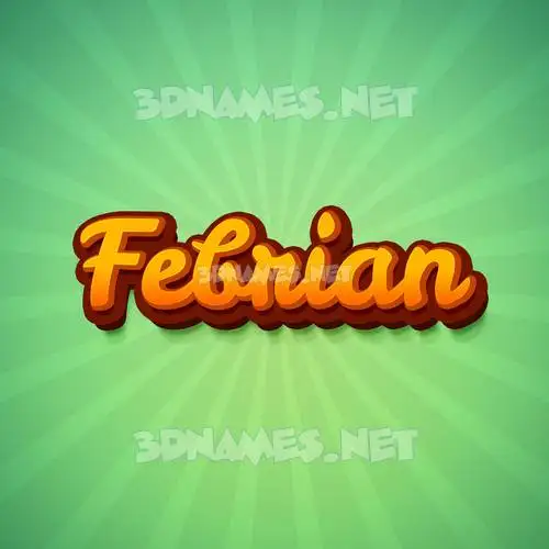 febrian in Green Rays style - 3D name wallpaper febrian in Green Rays style - 3D name wallpaper