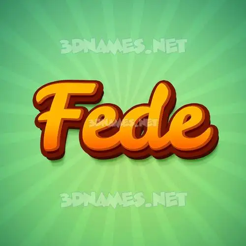 fede in Green Rays style - 3D name wallpaper fede in Green Rays style - 3D name wallpaper