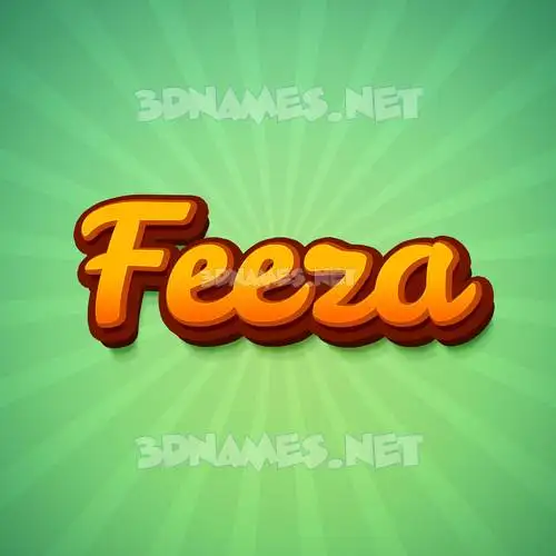 feeza in Green Rays style - 3D name wallpaper feeza in Green Rays style - 3D name wallpaper